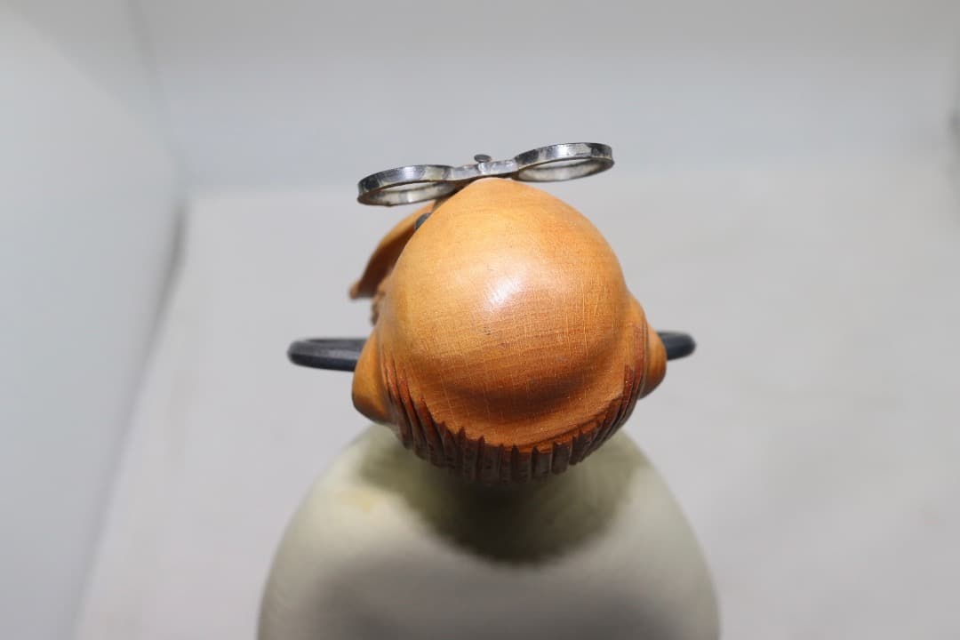 希少 ヴィンテージ ROMER 木彫り ドクター人形 イタリア製 約30cm