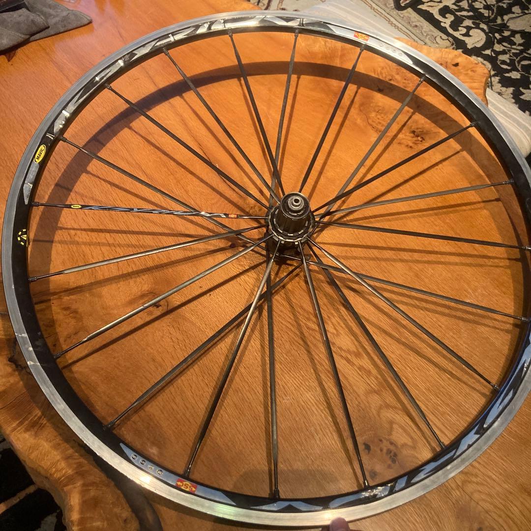 【中古品】マビック　MAVIC KSYRIUM SSC チューブラーホイール