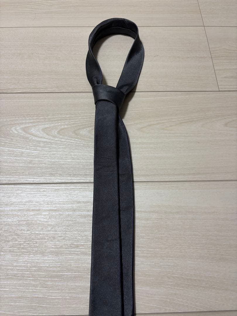 Dior Homme ディオールオム エディ期 ナロータイ グレー ネクタイ