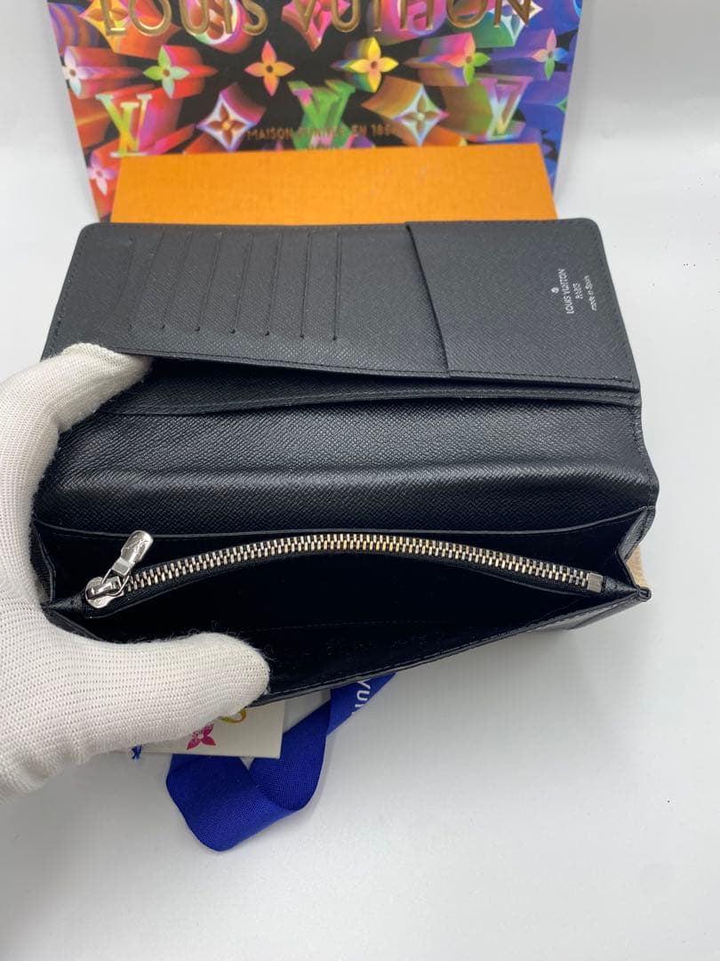 希少 レア 珍しい ルイヴィトン ブラザ スプリット エクリプス 長財布 黒