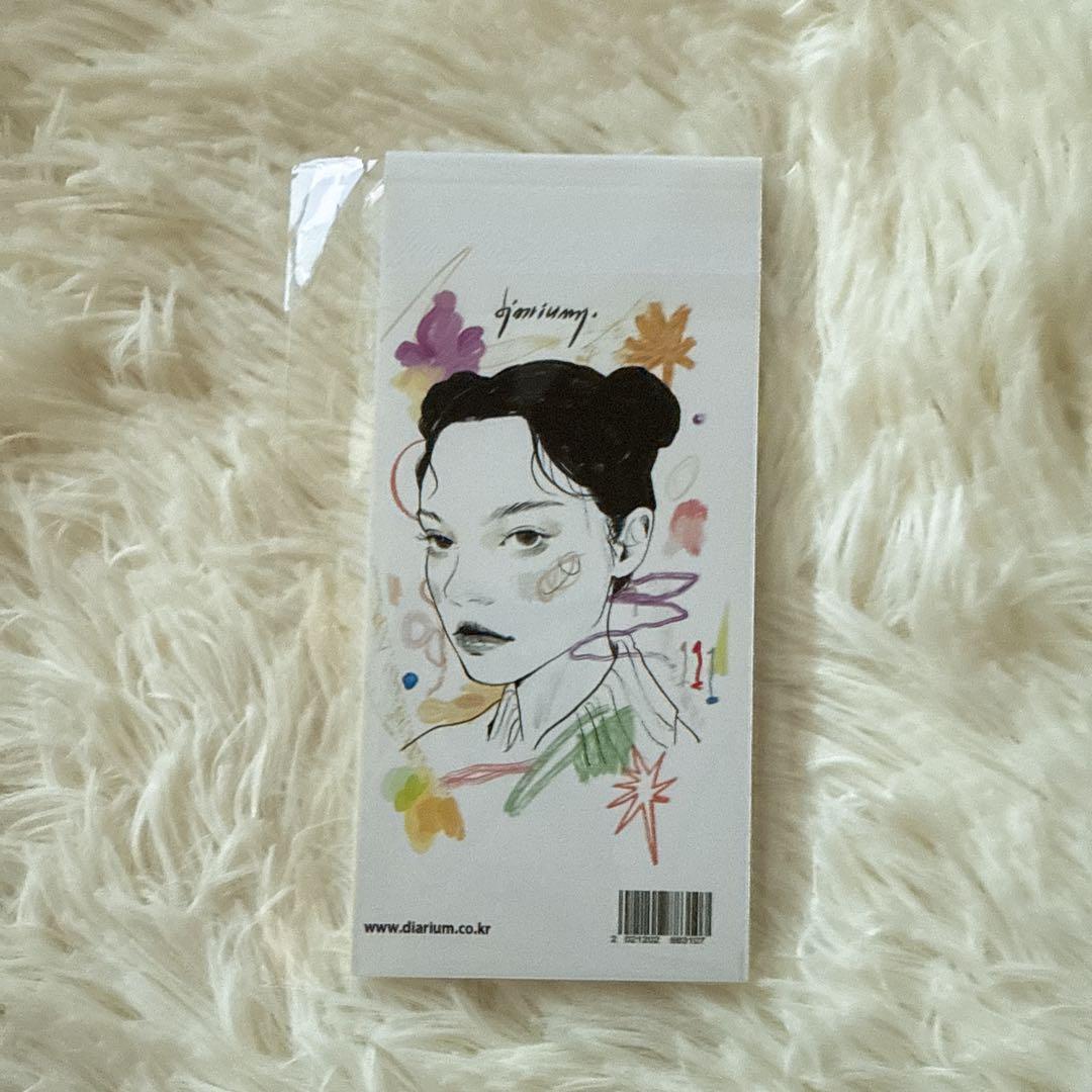 日本未発売　韓国限定 バインダーセット③ diarium コラージュ　手帳デコ