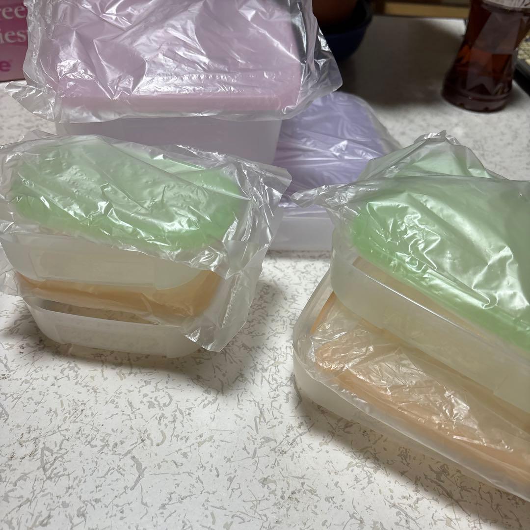 箱付き タッパーウェア フリーザーメイト フィエスタギフト ×6