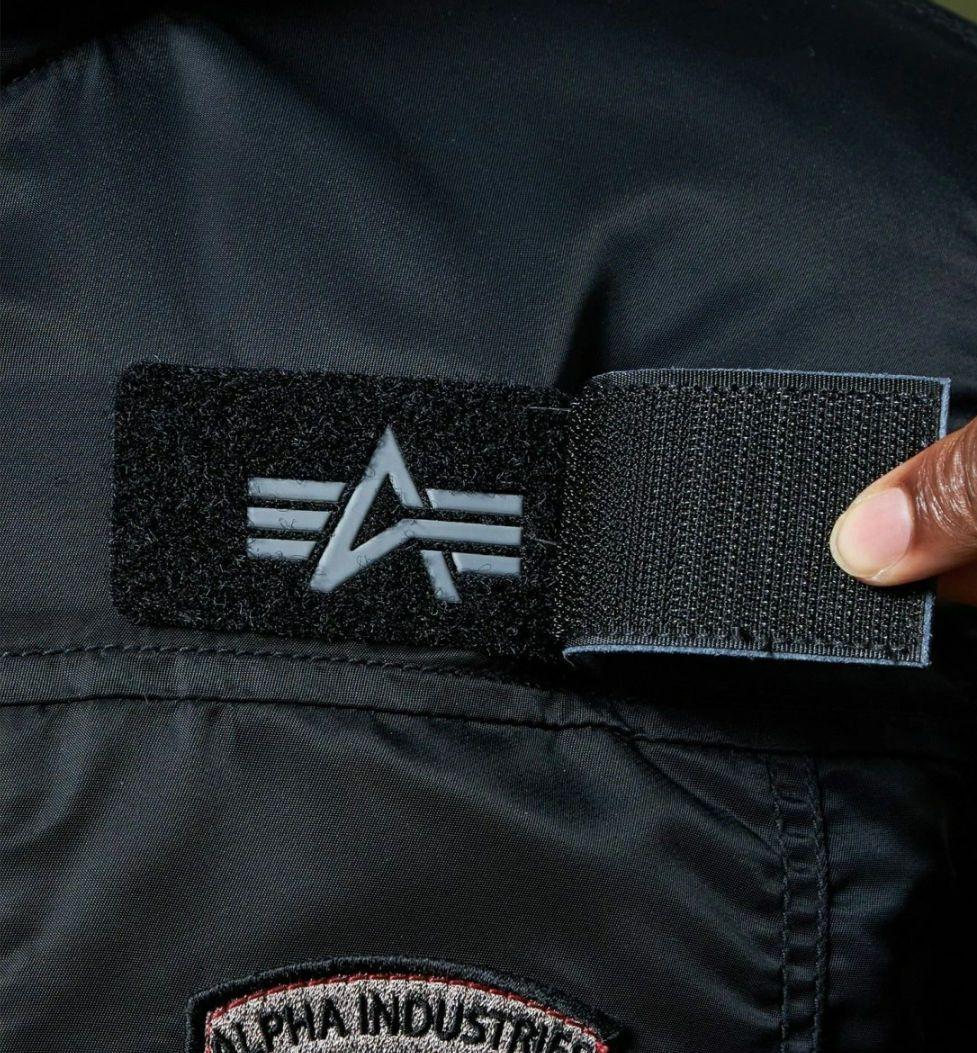 【 ALPHA INDUSTRIES 】フーデッドリブ カスタムAAAU XL