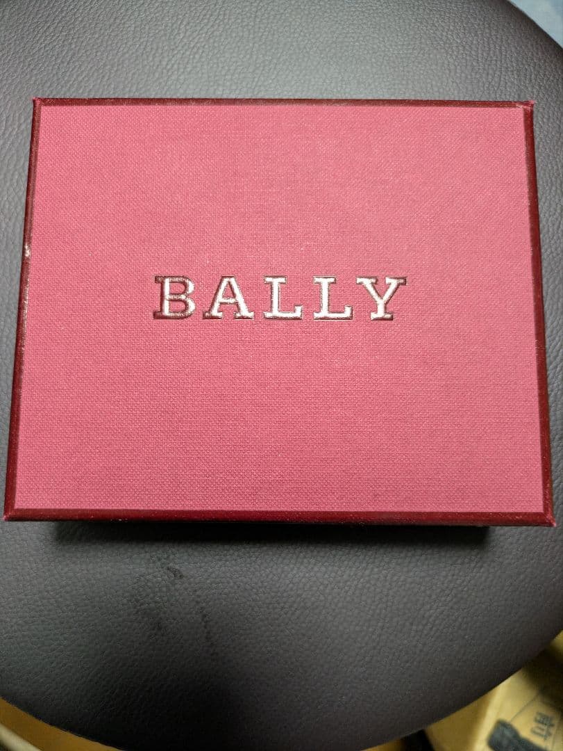 【未使用・保管品】　バリー　二つ折り財布 6309720　ブラック ネイビー