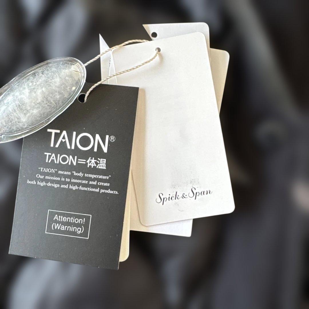 SPICK＆SPAN×TAION ブラック ダウンジャケット　新品未使用品！
