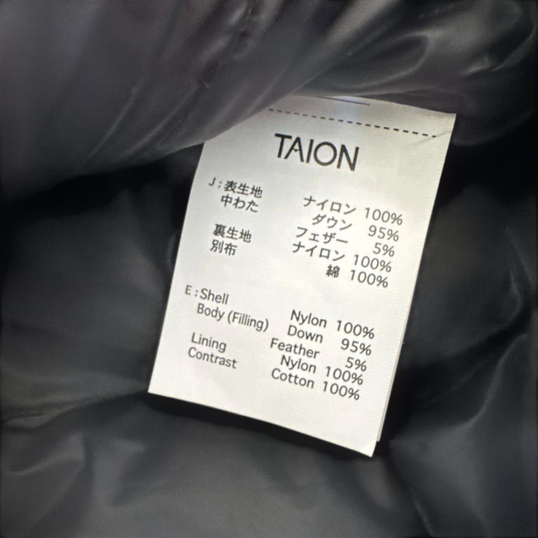 SPICK＆SPAN×TAION ブラック ダウンジャケット　新品未使用品！