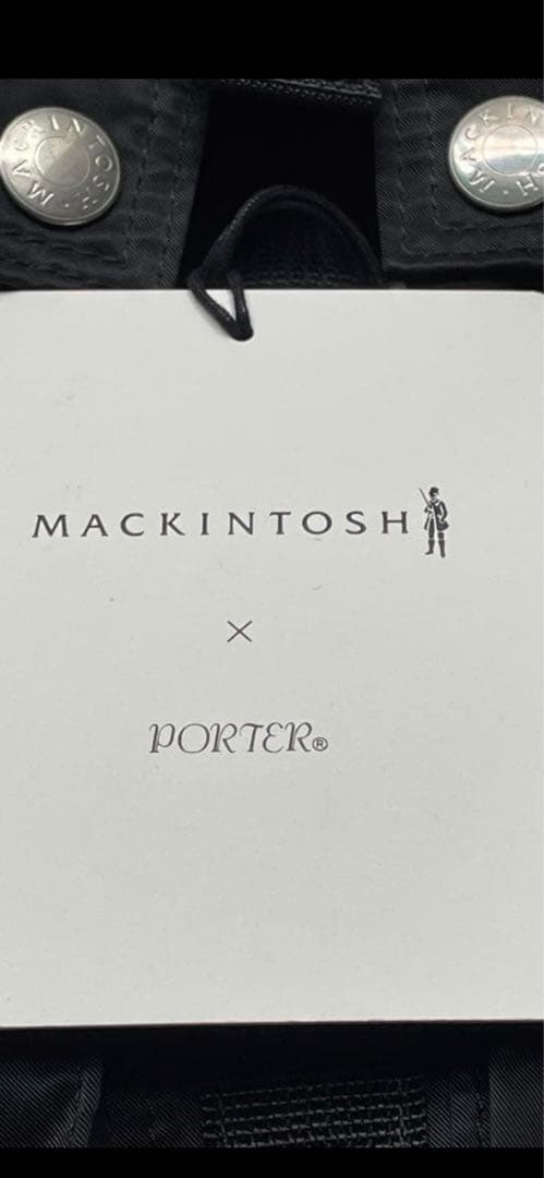 ⭐︎限定お値下げ⭐︎MACKINTOSH ポーターナイロンバッグパックBK　完売品