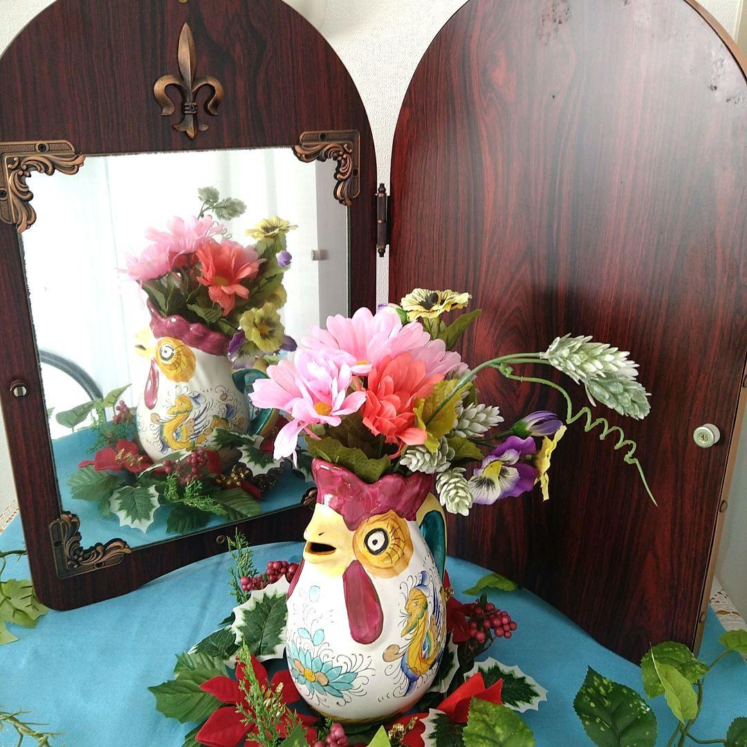 アンティーク純銅 銅板 レリーフ 帆船 モチーフ