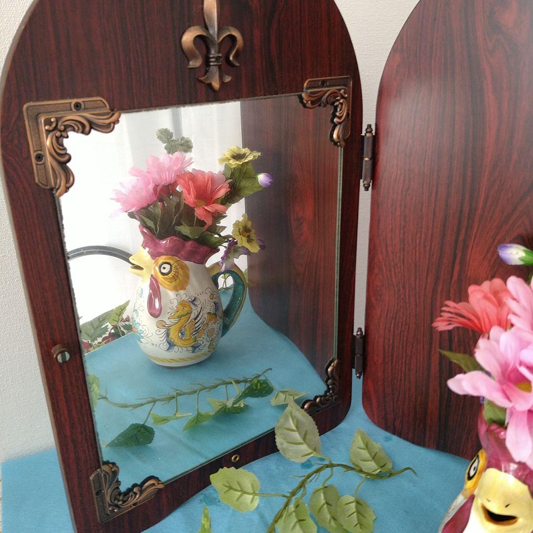 アンティーク純銅 銅板 レリーフ 帆船 モチーフ