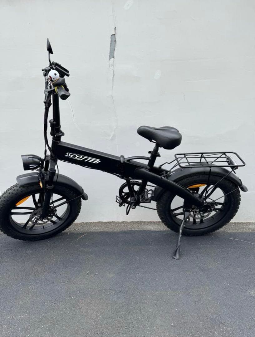 SCOTTEB 電動自転車 電動アシスト 5段階アシスト　ブラック