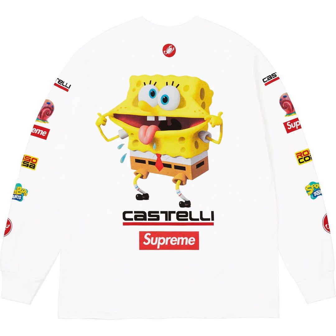 R様Supreme SpongeBob Castelli Racing L/S