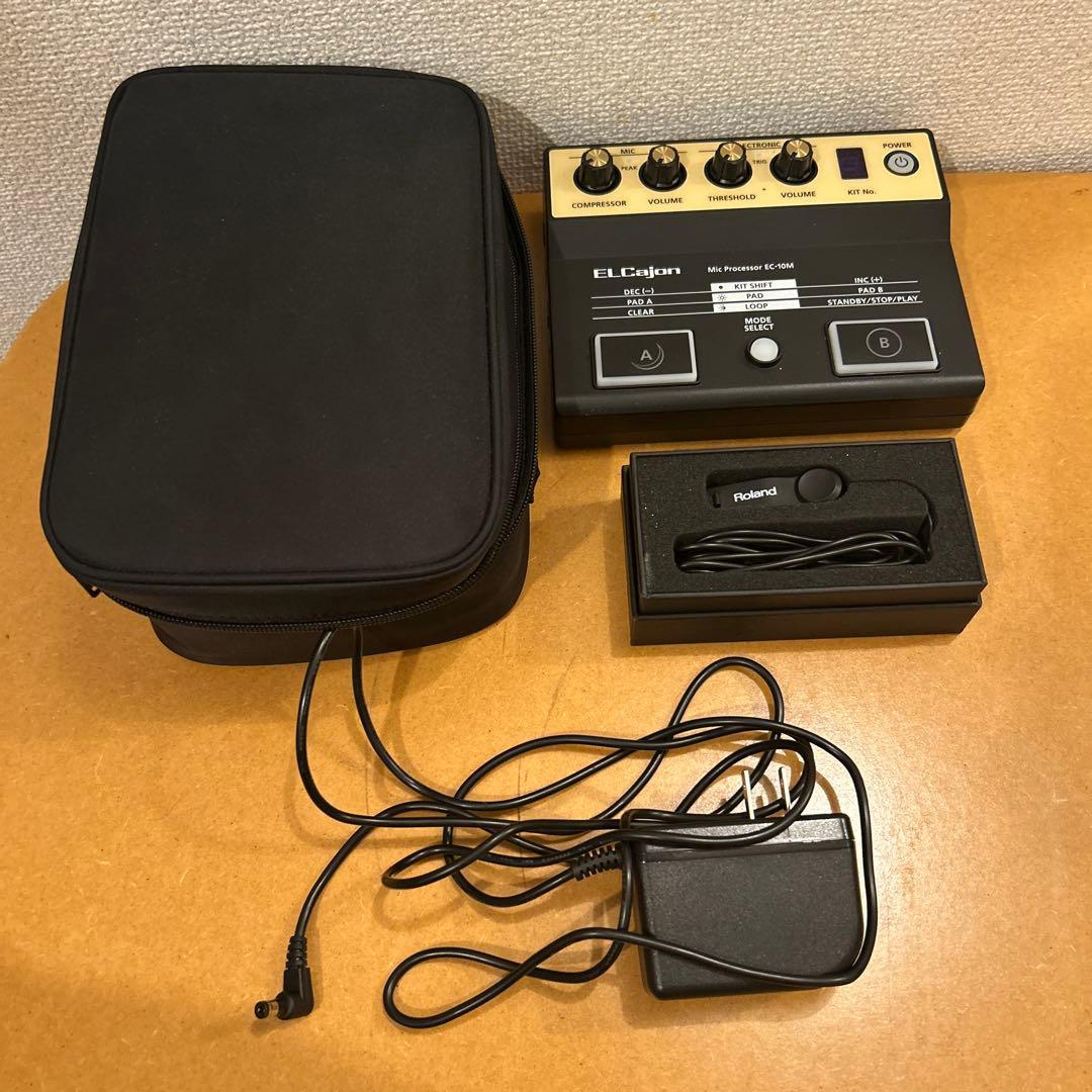 Roland EC-10M カホン用エフェクター マイク ケース エレキカホン