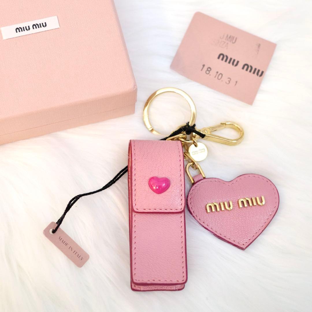 【 新品♡未使用 】miumiu ミュウミュウ マドラス ミラー付きリップケース