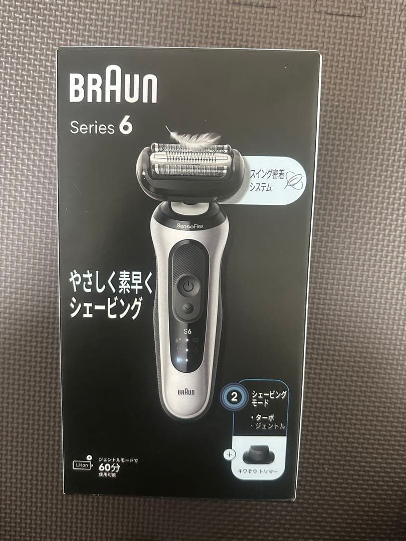 BRAUN Series 6 3枚刃シェーバー 62-S1200S
