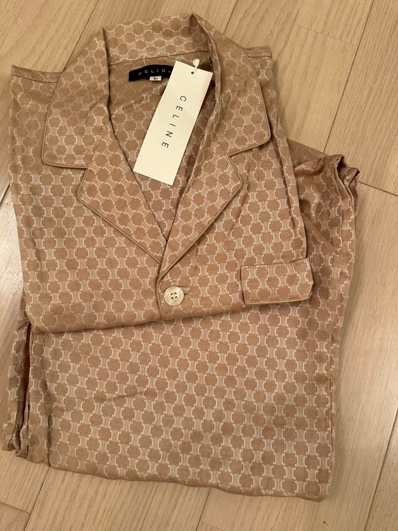 CELINE セリーヌ　パジャマ　マカダム柄　トリオンフ　ロゴ　レア☆新品