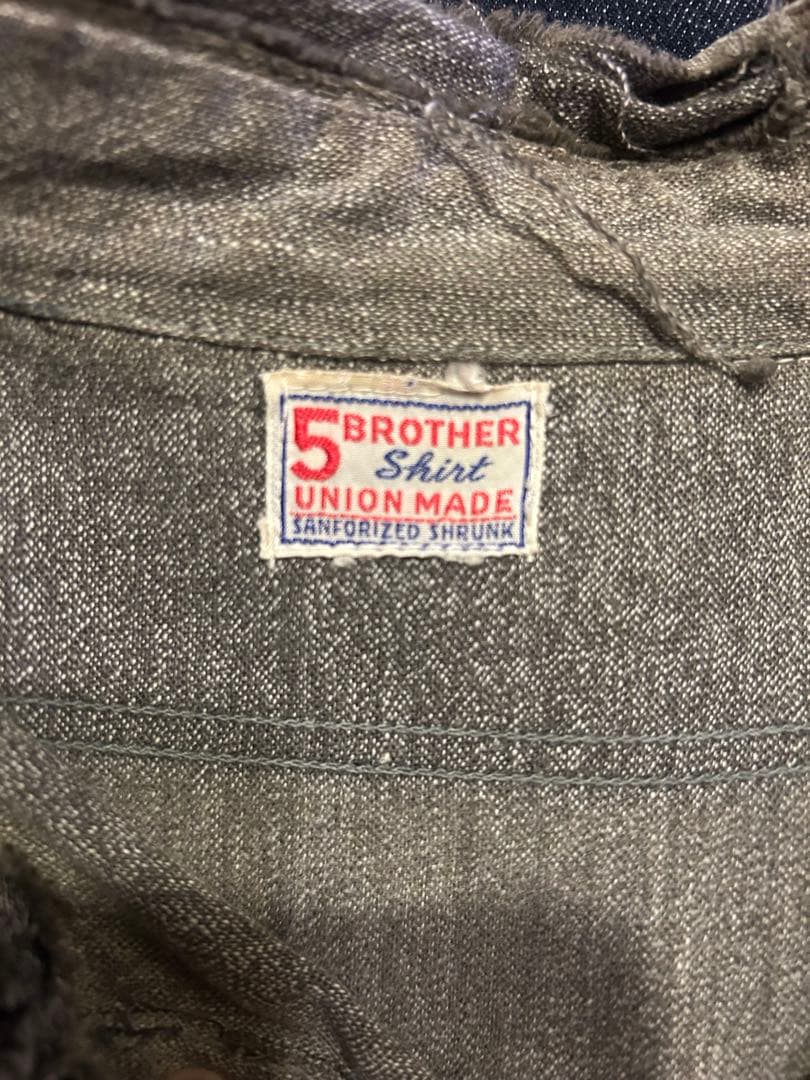 【ppさま専用】ボロ 50s 5BROTHERS Blackchambray