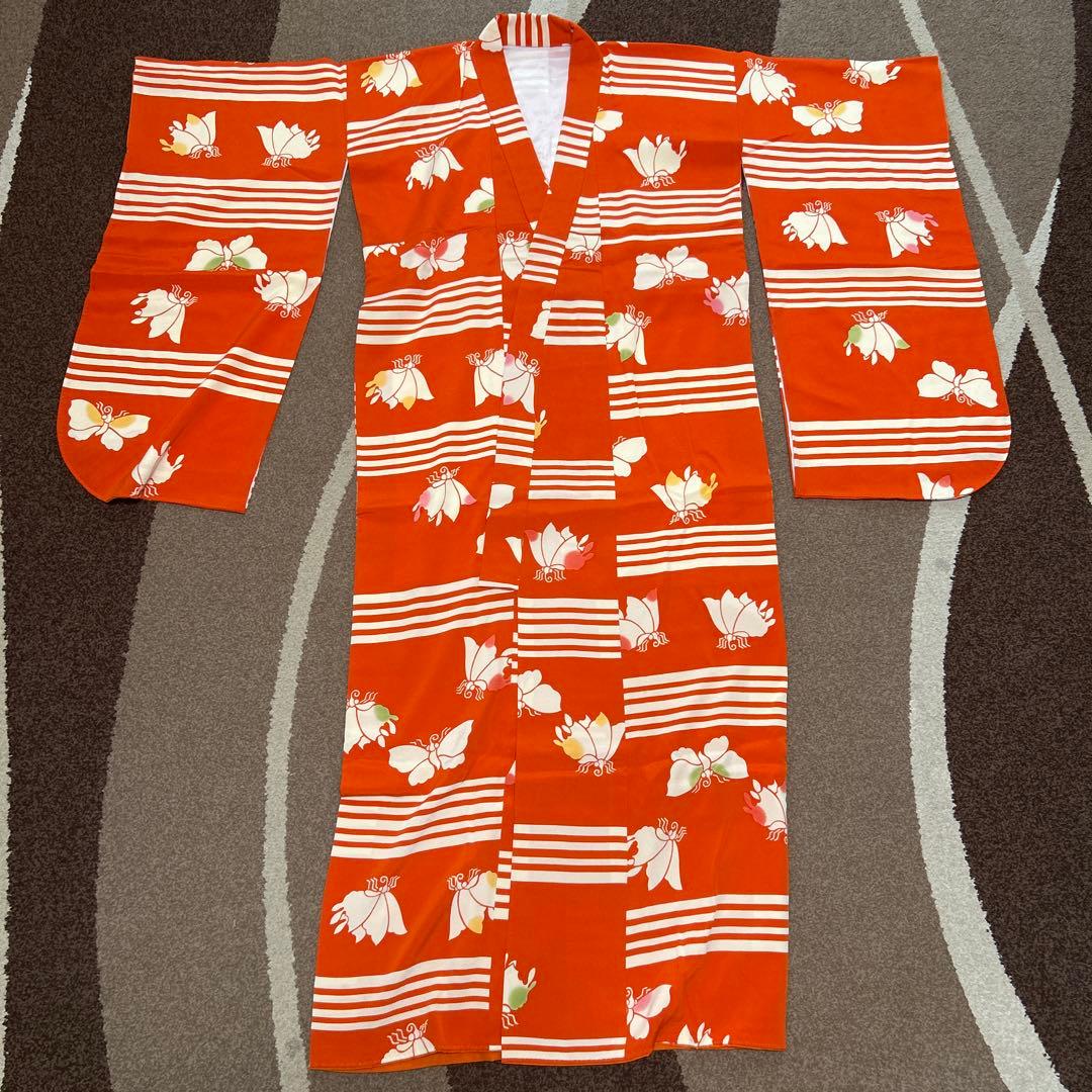 大幅値下げ！　七五三 女の子 7歳 着物　反物仕立て・2着 長襦袢・帯