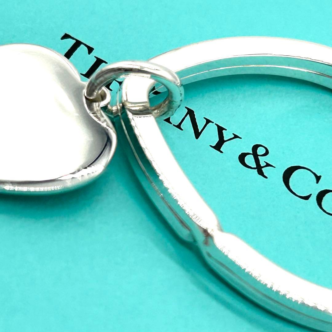 【極上美品】正規品 鏡面ピカピカ綺麗 ティファニー オープンハート キーリング