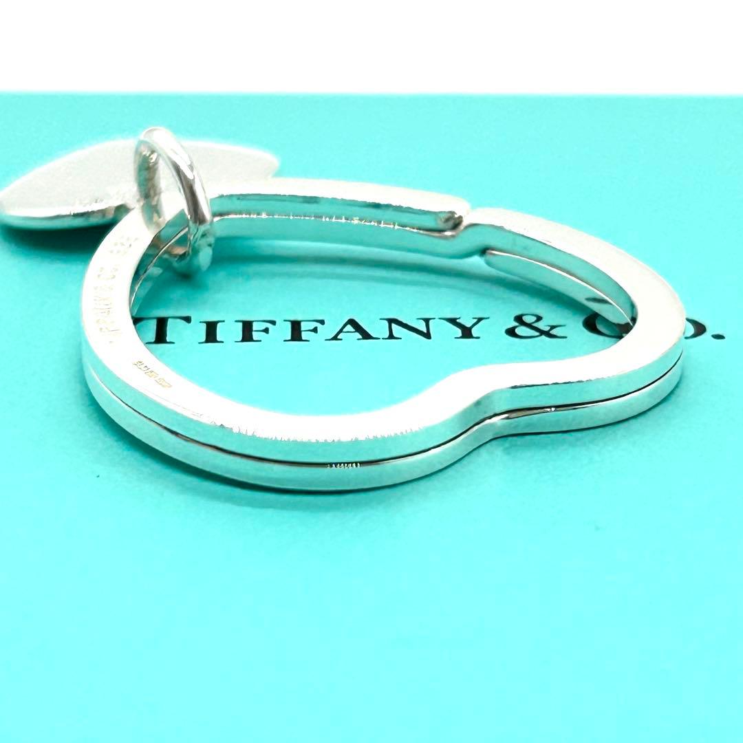 【極上美品】正規品 鏡面ピカピカ綺麗 ティファニー オープンハート キーリング