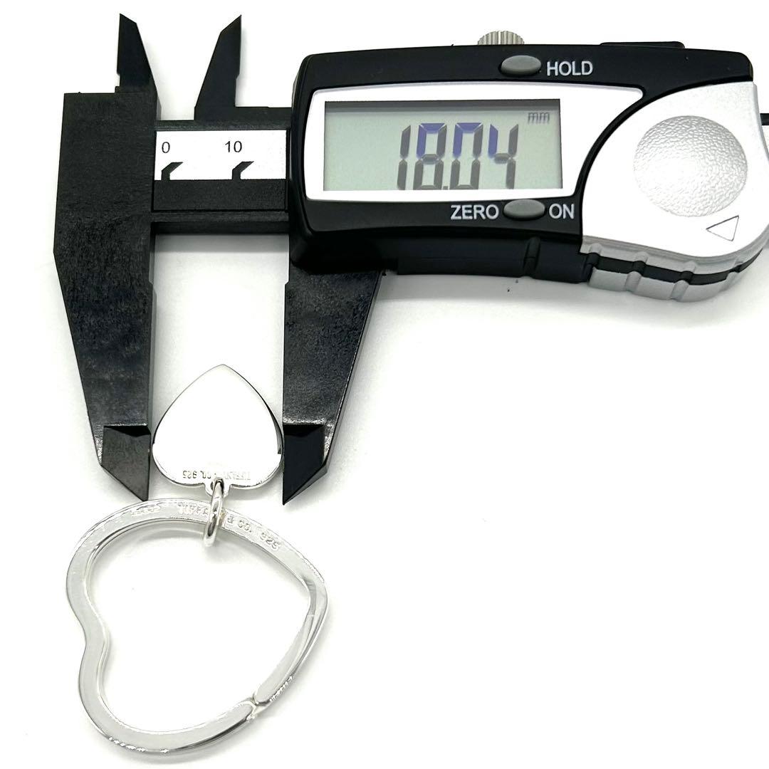 【極上美品】正規品 鏡面ピカピカ綺麗 ティファニー オープンハート キーリング