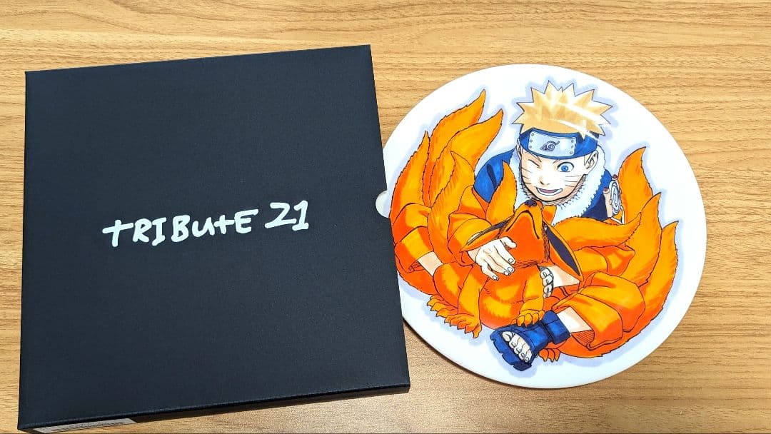 完全受注終了品　ＴＢ２１チャリティー岸本斉史 NARUTO プレート 新品未使用