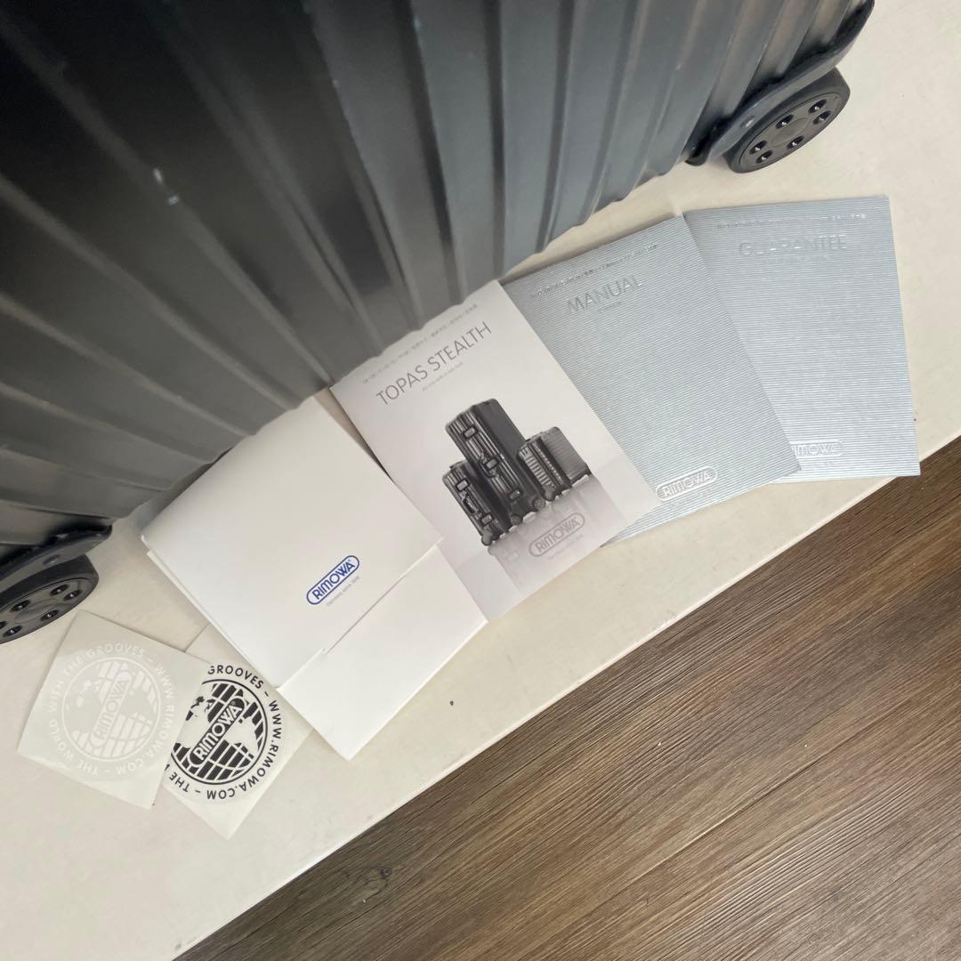 付属品多数 RIMOWA トパーズ ステルス 98L チェックインL以上