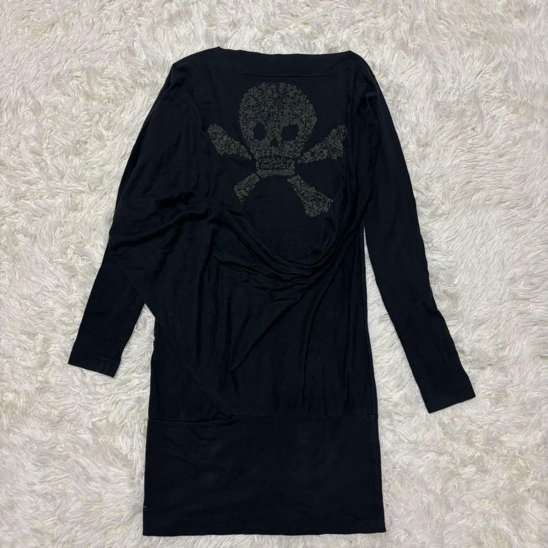 d*9様 【ヴィヴィアンウエストウッドレッドレーベル】変形ワンピース　スカル　黒