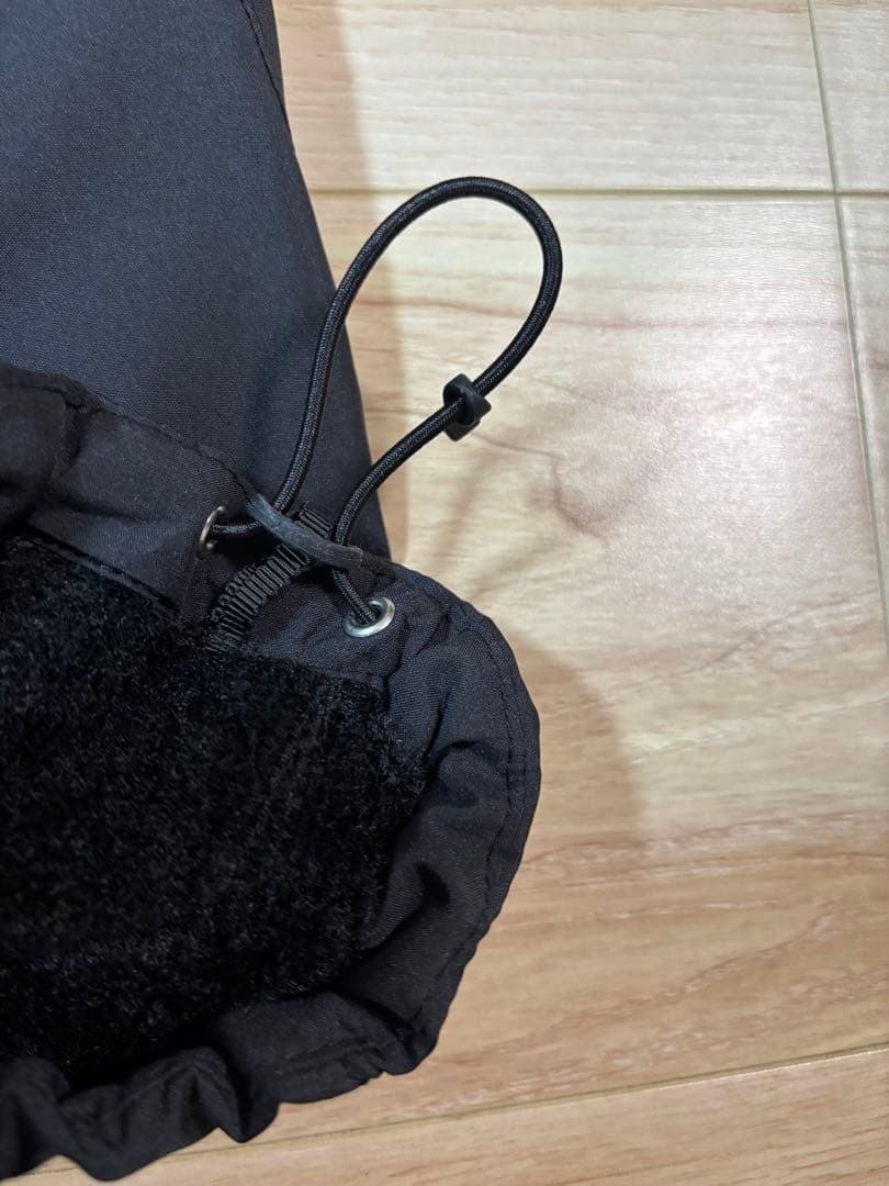 美品　チャムス　ナイロン　セットアップ　裏フリース　ブラック　黒　サイズL