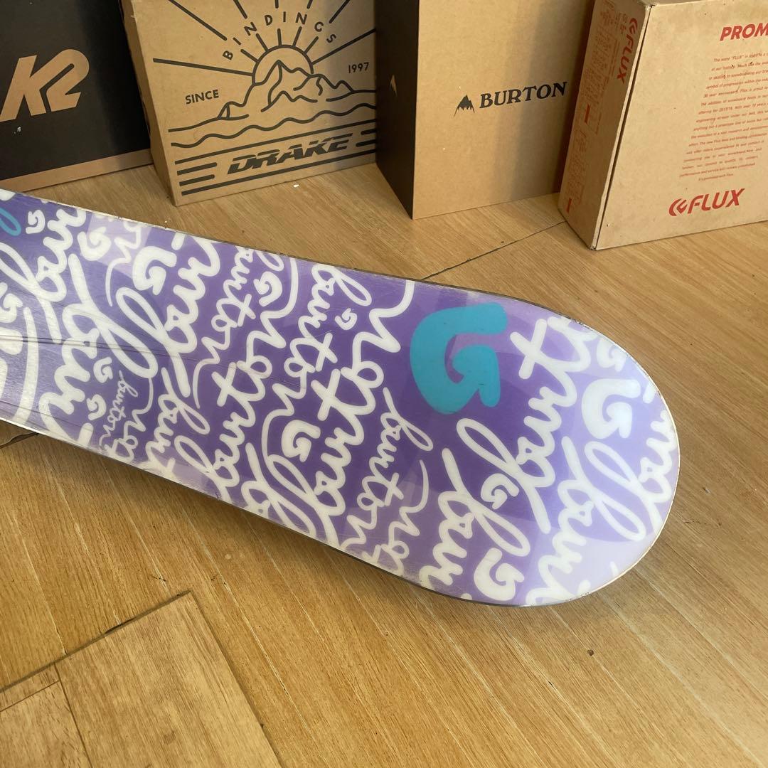 BURTON×FLOW　バートン　フロー　バインディング付　スノーボードセット