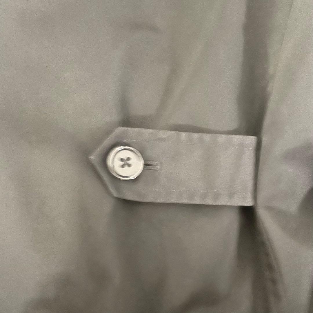 BARNEYS NEWYORKメンズ ステンカラーコート 中綿ライナー付き 黒