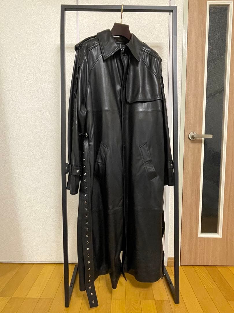 rokh コラボ　レザートレンチコートM