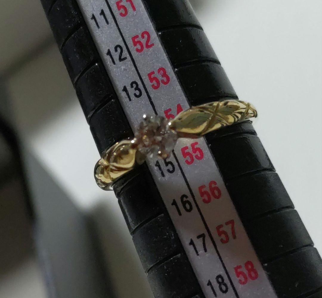 K18ダイヤモンドリング