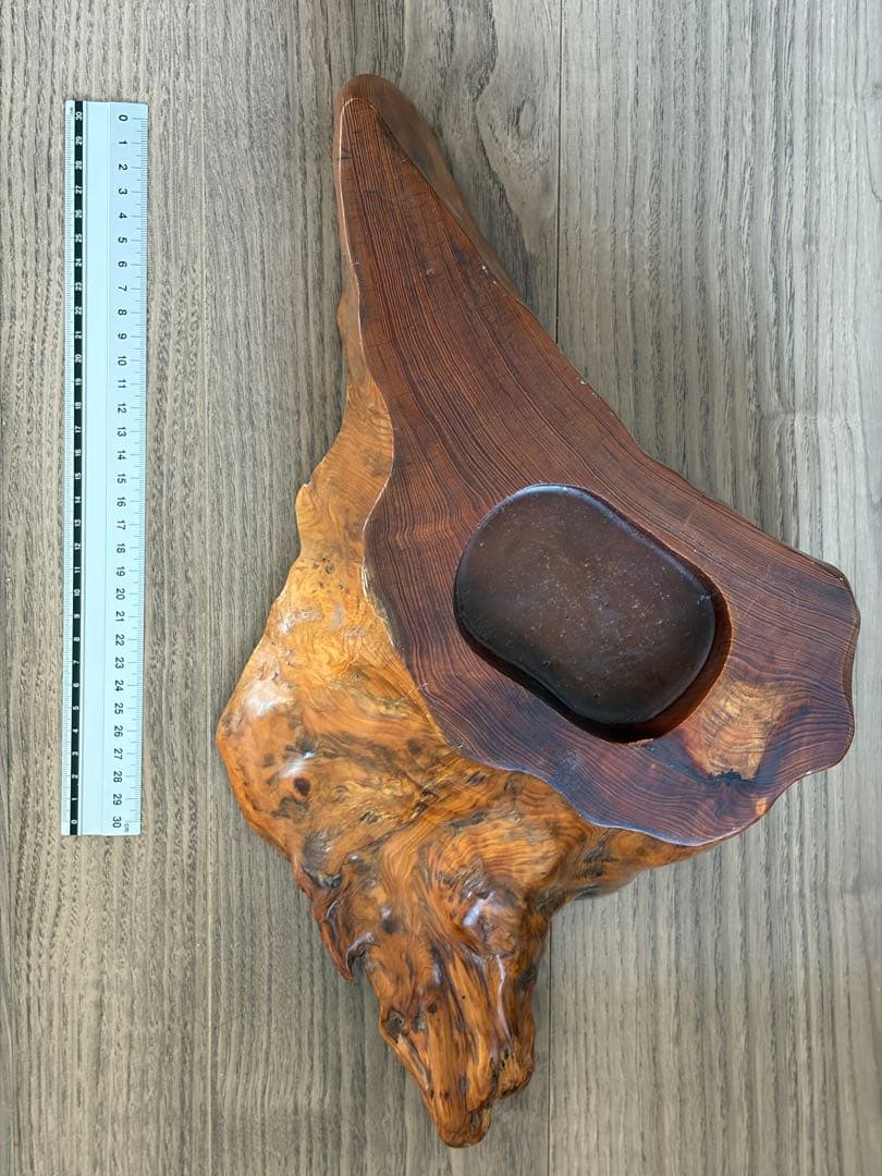 屋久島産 木製 置物 自然形状