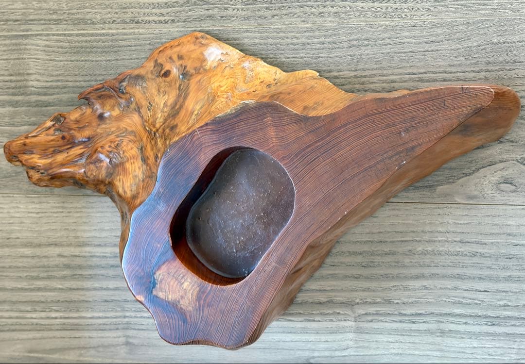 屋久島産 木製 置物 自然形状