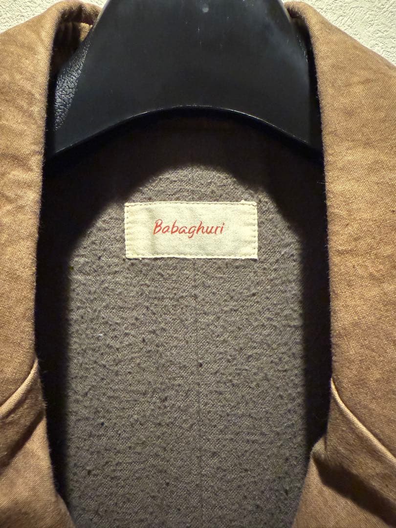 美品 Jurgen Lehl (ババグーリ) 柿渋染めコートMsize