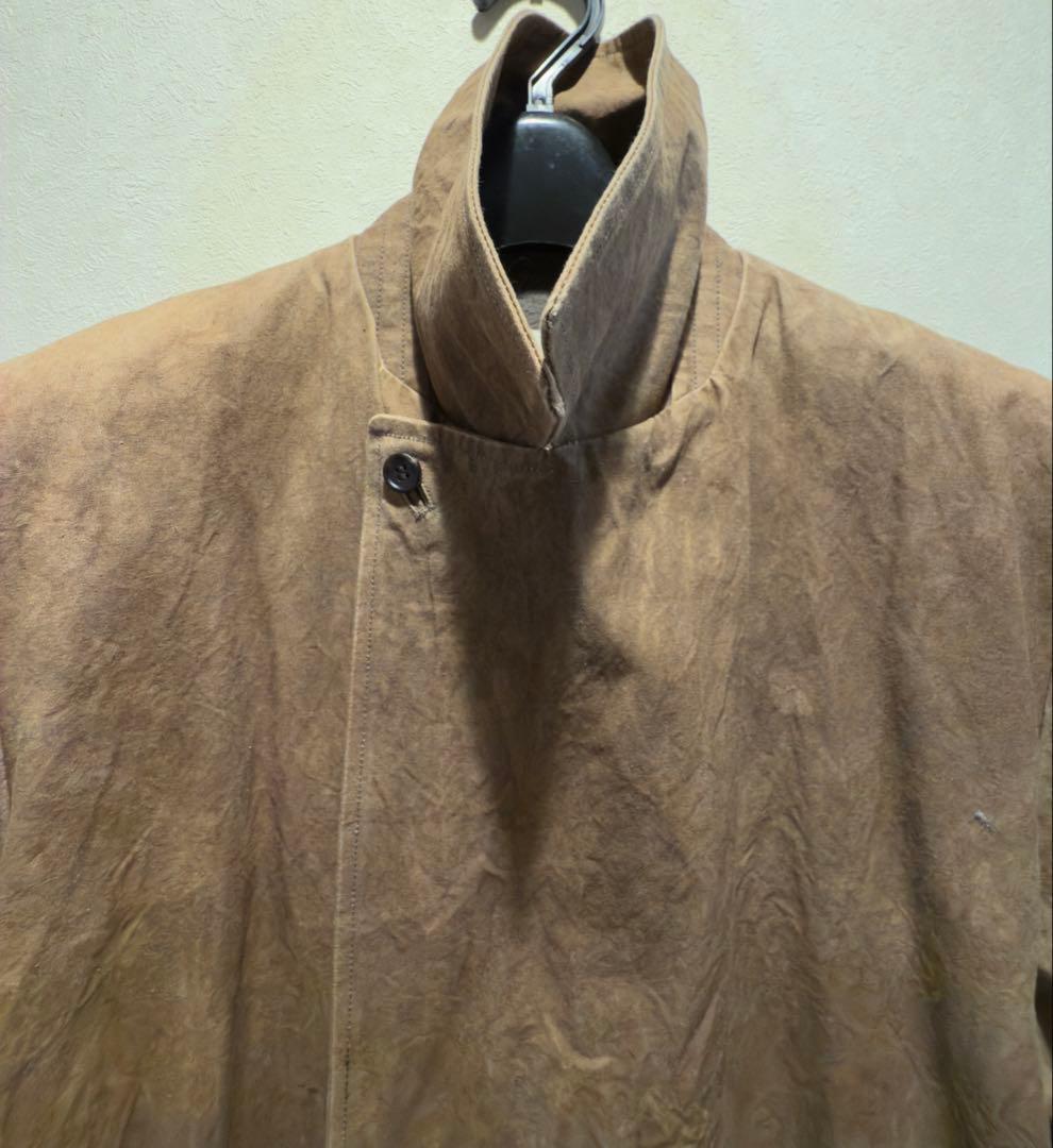 美品 Jurgen Lehl (ババグーリ) 柿渋染めコートMsize