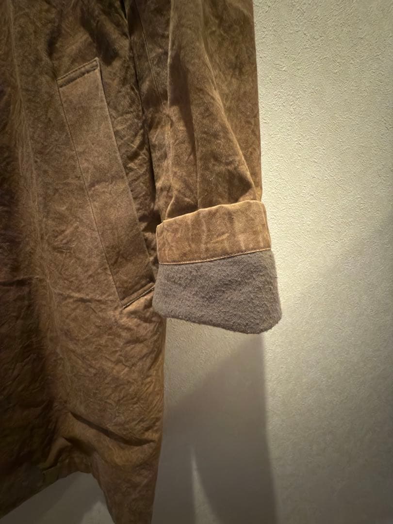 美品 Jurgen Lehl (ババグーリ) 柿渋染めコートMsize