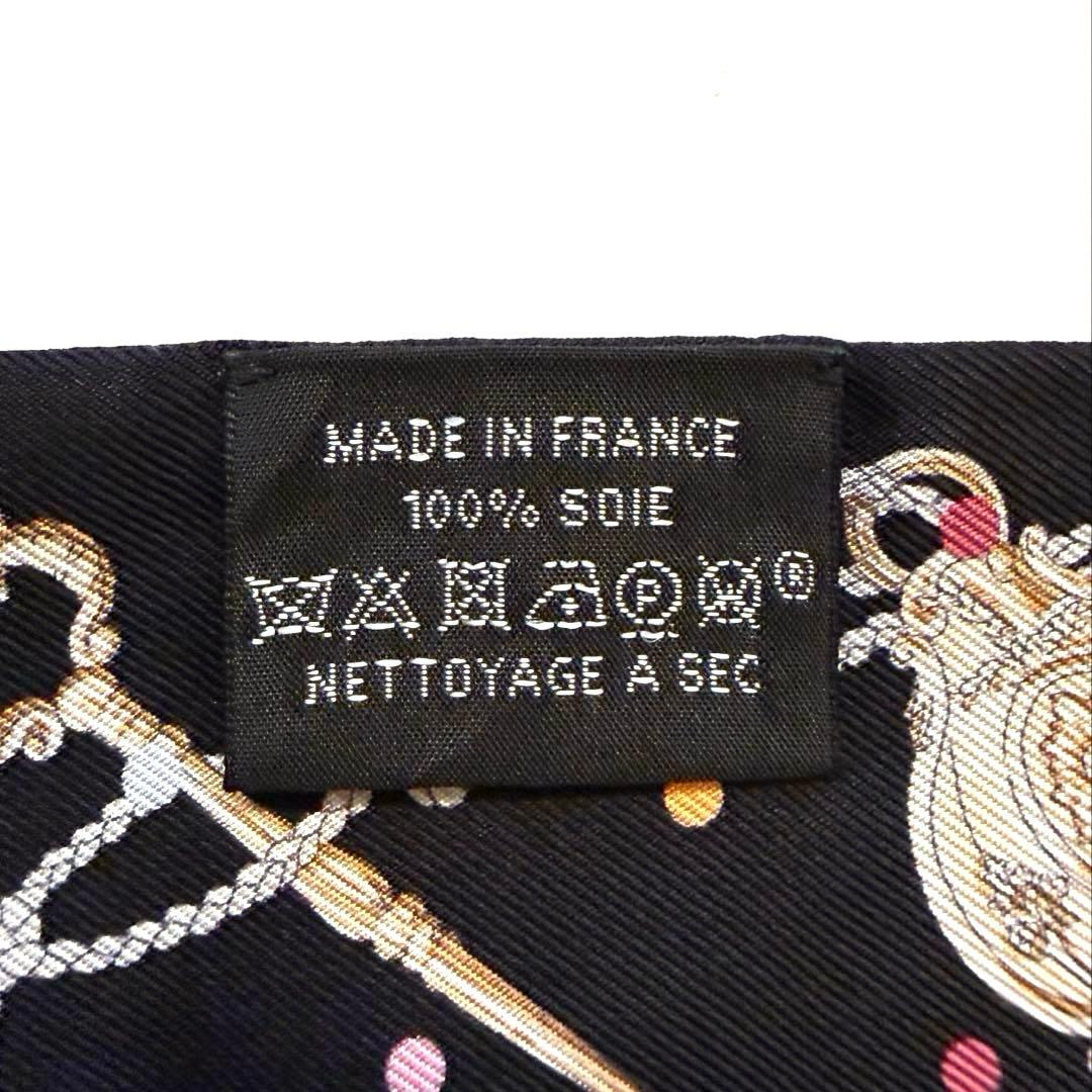 予約完売 極希少 極美品 エルメス ツイリー レクレアポア ノワール 黒 金