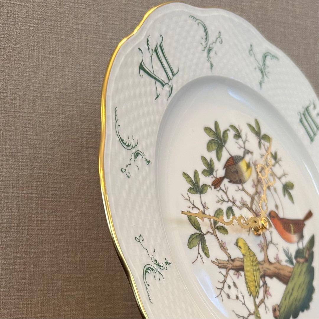 ヘレンド　ロスチャイルド・バード　ウォールクロック　掛時計Herend