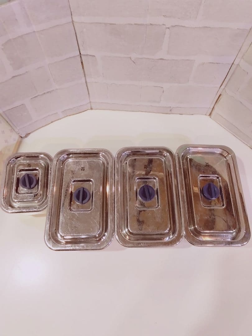 ヴェ一エムエフ　トップサ一ブ　保存容器　角型4点セット