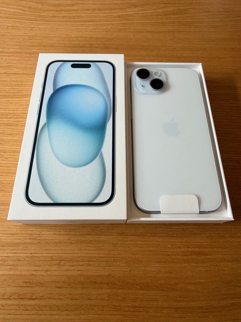 Apple iPhone 15 128G ブルー 本体　バッテリー状態87%
