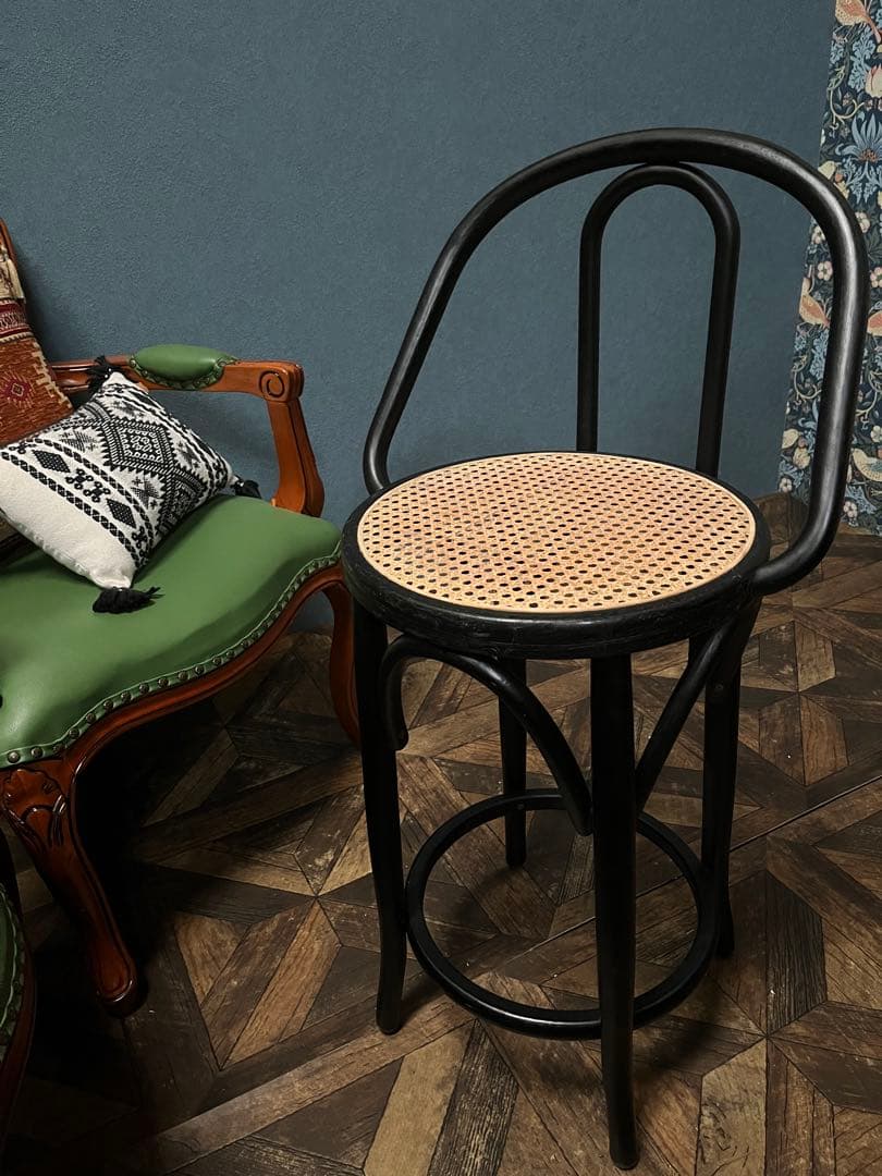 ラタン ビンテージ ベントウッドチェア 椅子 ハイチェア インテリア