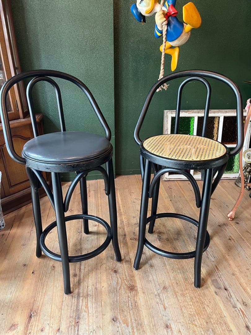 ラタン ビンテージ ベントウッドチェア 椅子 ハイチェア インテリア