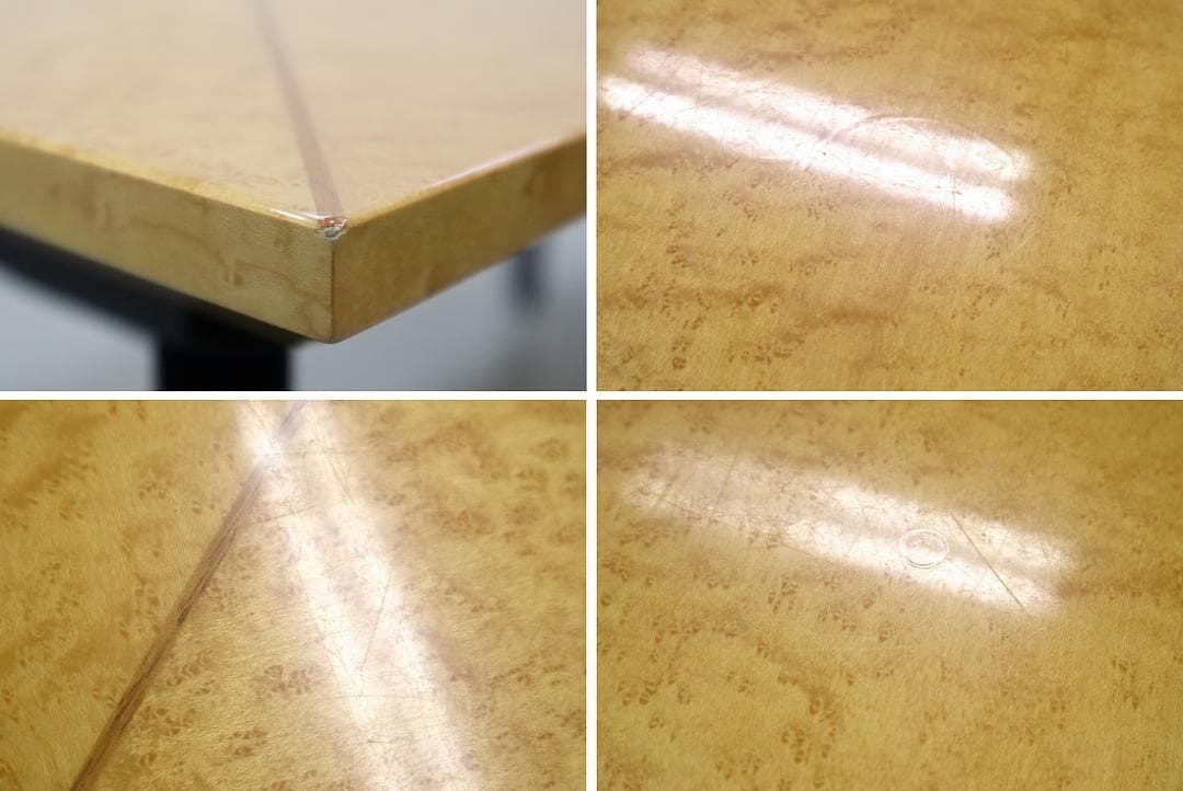 IDC大塚家具 スプレンダー 最高級 バーズアイ メープル ダイニング テーブル