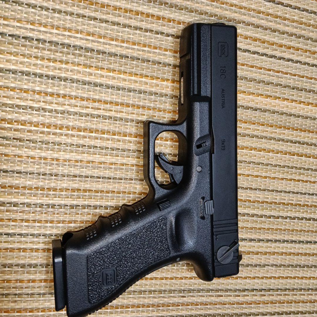 東京マルイグロック18Cガスガン ブラック マガジン付き