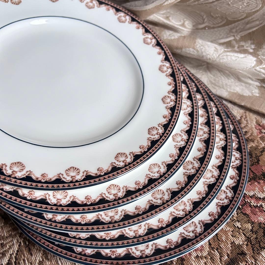 希少品 英国製 【MEDICI】メディチ 貝殻プレート 5枚