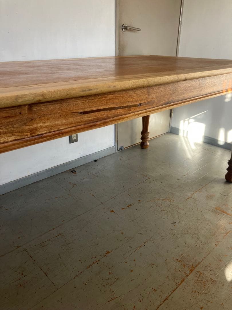 Ichino オールドチーク　ダイニングテーブル　無垢材