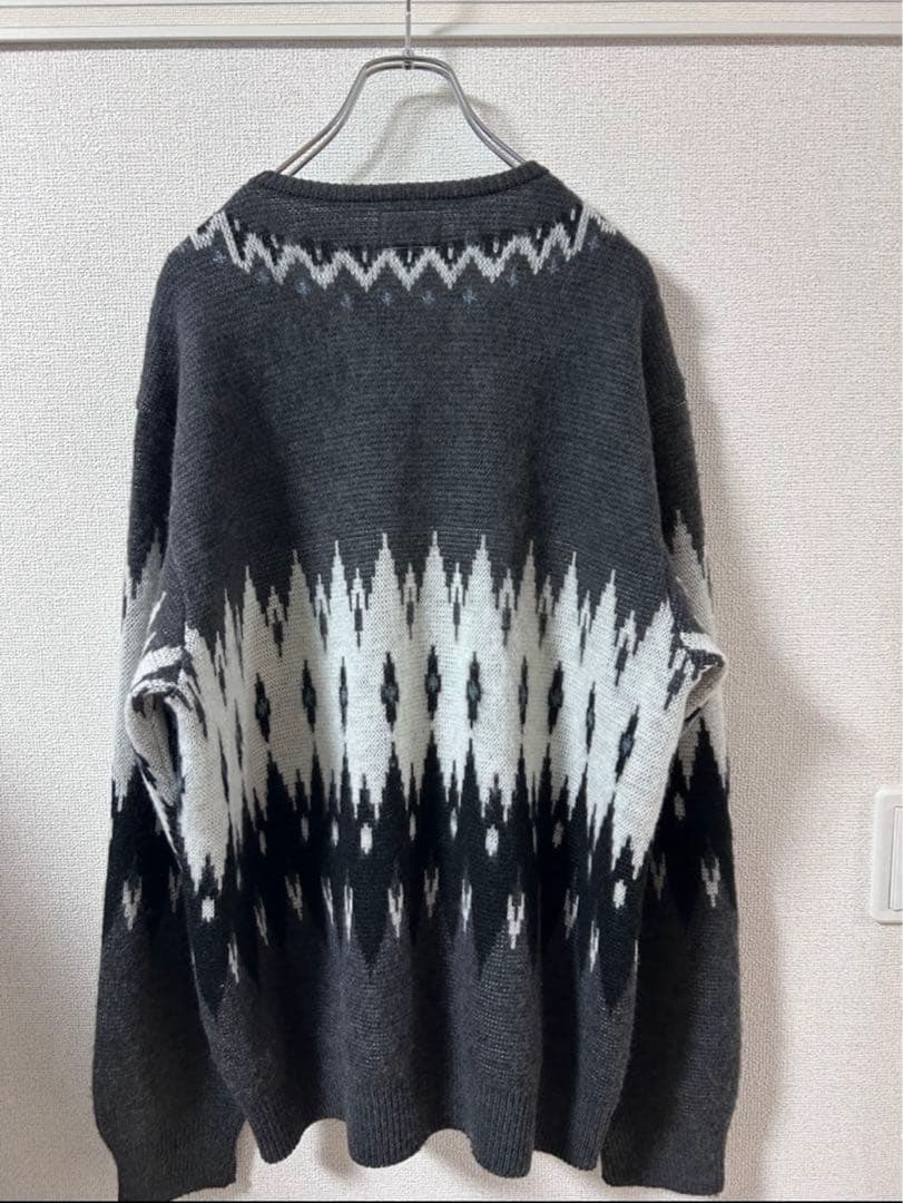 【未使用】pablo vinci Zip knit cardigan L