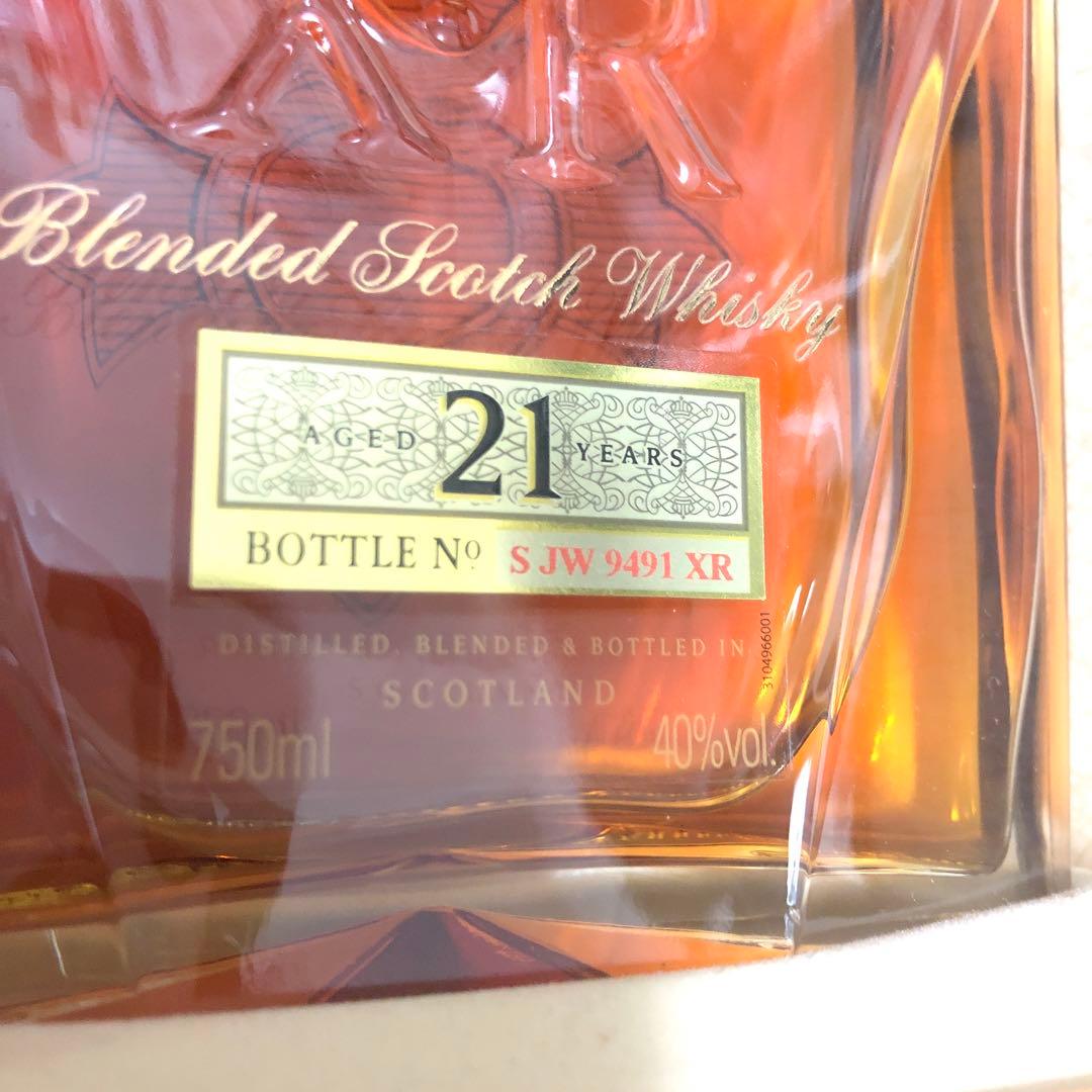 ウイスキー Johnnie Walker XR 21 Years 750ml