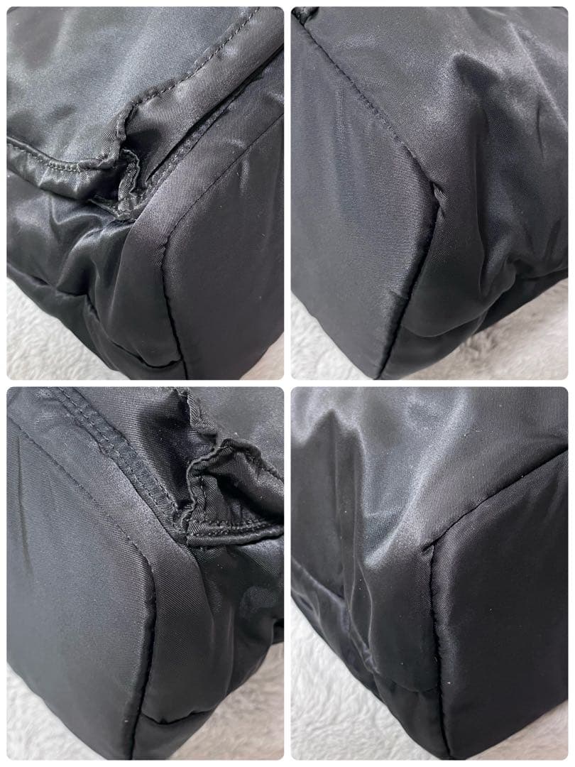 人気✨ポーター PORTER タンカー ブラック 黒 ミニトートバッグ 美品